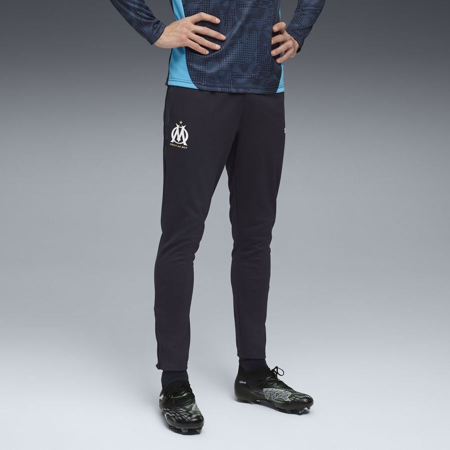 Marseille Training Trousers - New Navy/PUMA White - Men's-SoccerKits Hub | Buy Soccer Jerseys Online